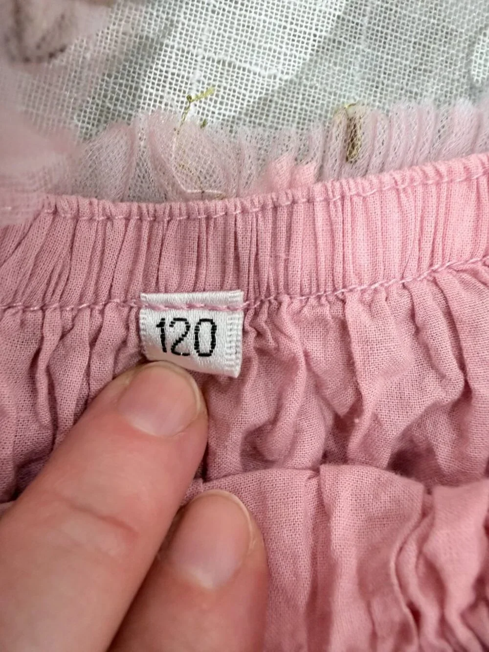 Pink Floral Embroidered Tulle Dress Girls Toddler Fairy Princess Cottagecore